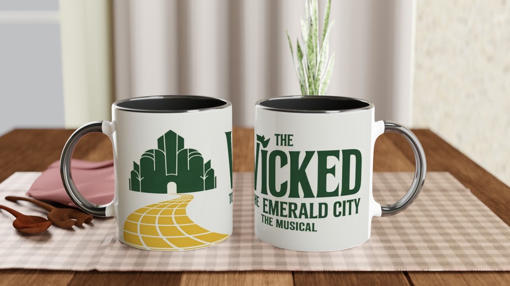 Wicked Musical Emerald City Yellow Brick Road Mug — view 9