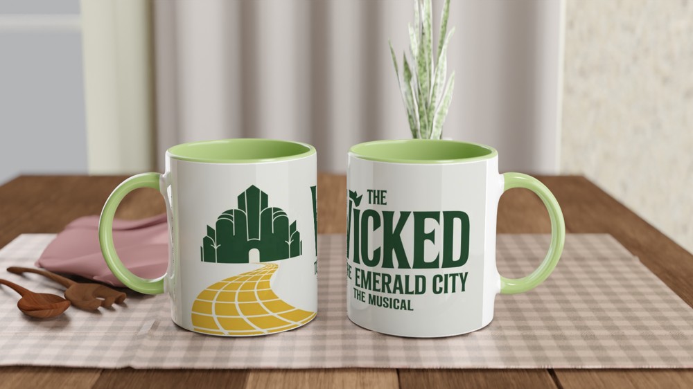 Wicked Musical Emerald City Yellow Brick Road Mug — view 5