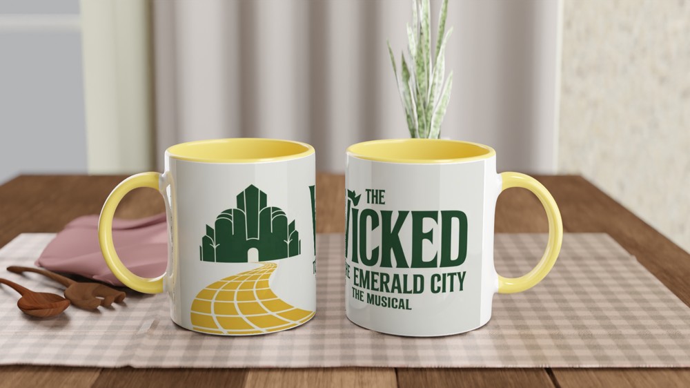 Wicked Musical Emerald City Yellow Brick Road Mug — view 8