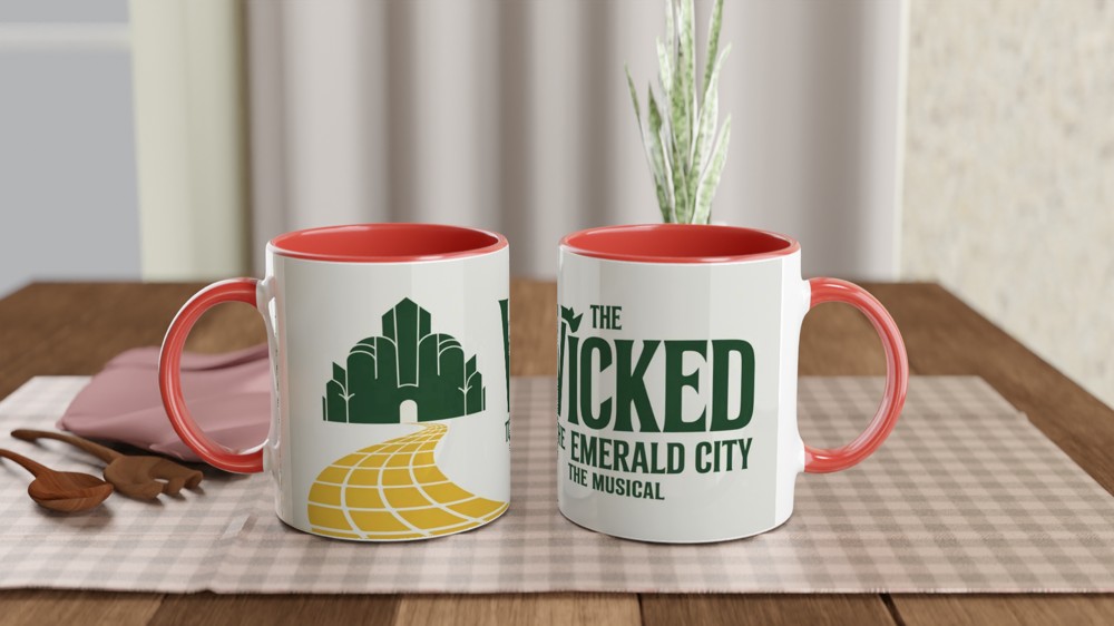 Wicked Musical Emerald City Yellow Brick Road Mug — view 7