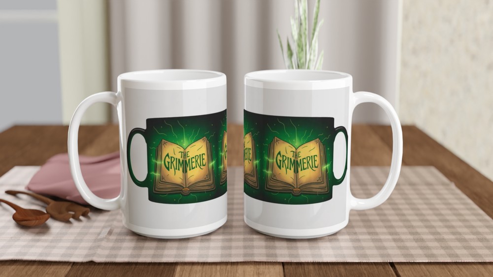 The Grimmerie Magic Spellbook Mug — view 2