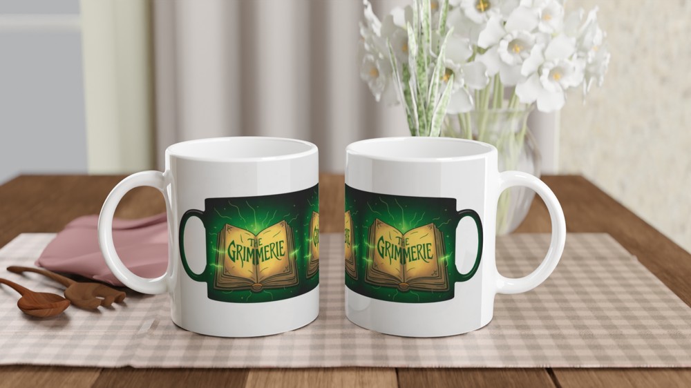 The Grimmerie Magic Spellbook Mug