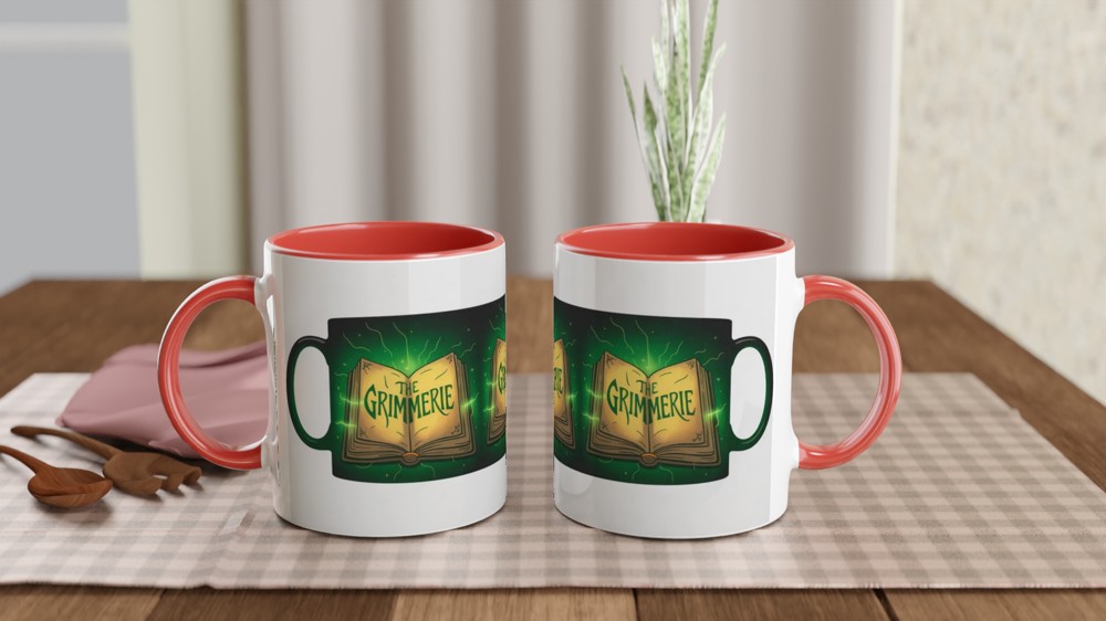The Grimmerie Magic Spellbook Mug — view 7