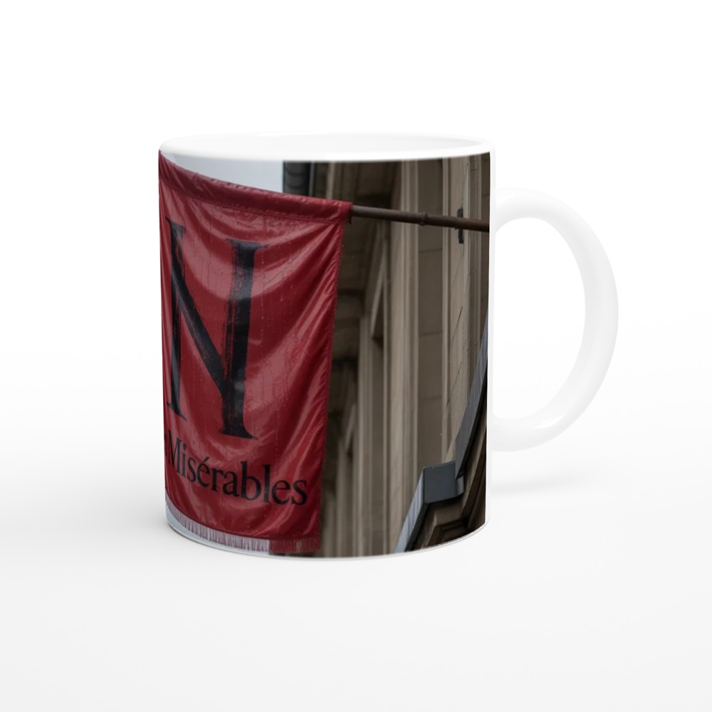 Les Miserables Mug | Red Flag Balcony Design | Musical Theatre Gift | West End Theatre Lover Present — view 12