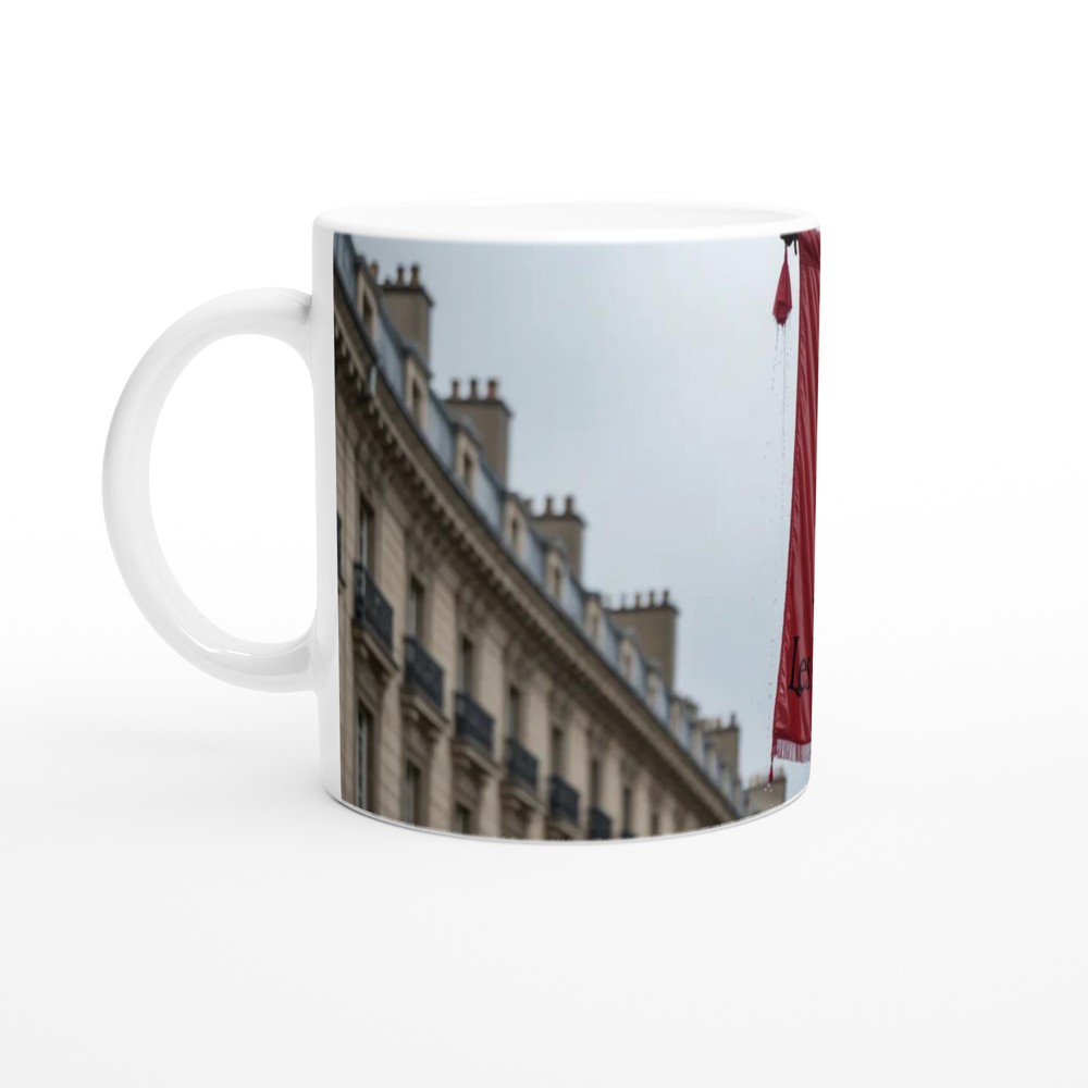 Les Miserables Mug | Red Flag Balcony Design | Musical Theatre Gift | West End Theatre Lover Present — view 10