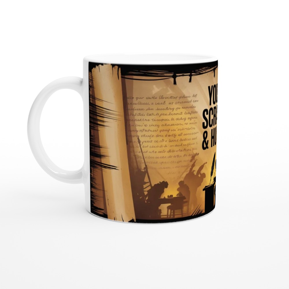 Young Scrappy & Hungry Colonial Writer Mug — view 10