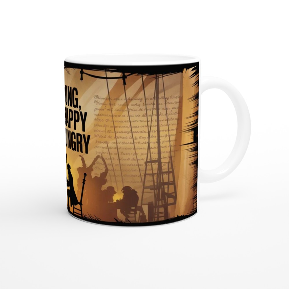 Young Scrappy & Hungry Colonial Writer Mug — view 12