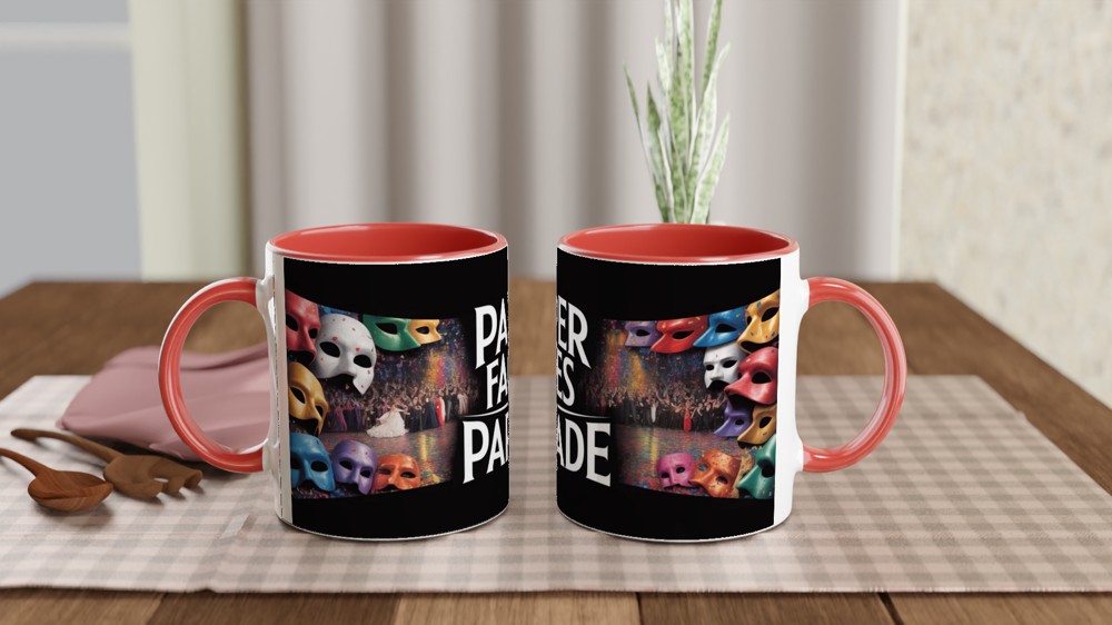 Phantom of the Opera Mug | Masquerade Ball Theatre Gift | Musical Theatre Mug for Her and Him | Carnival Mask Present — view 7
