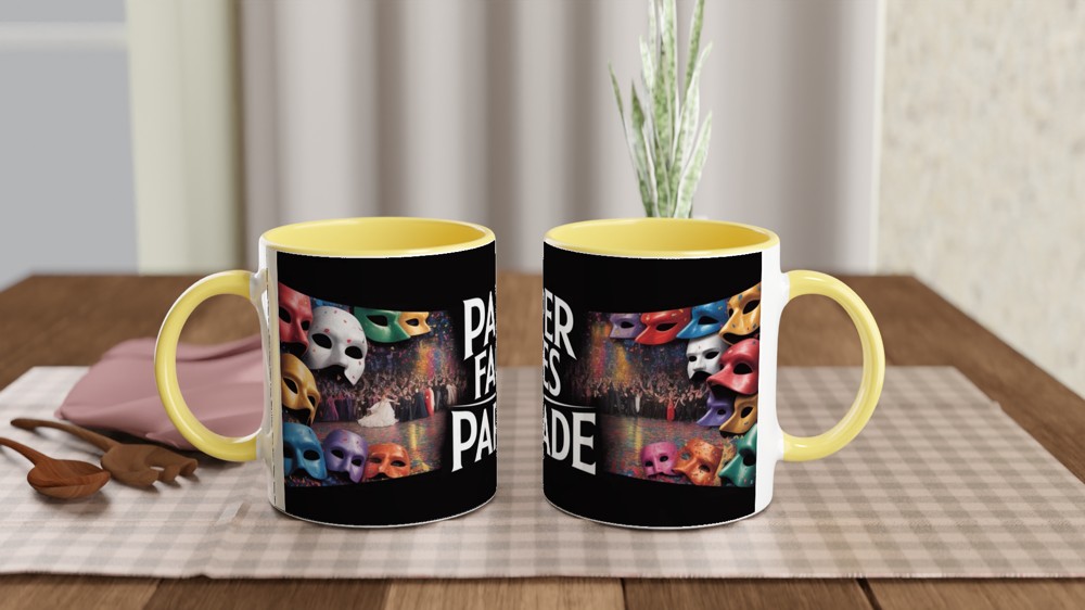 Phantom of the Opera Mug | Masquerade Ball Theatre Gift | Musical Theatre Mug for Her and Him | Carnival Mask Present — view 8