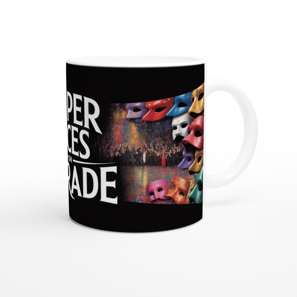 Phantom of the Opera Mug | Masquerade Ball Theatre Gift | Musical Theatre Mug for Her and Him | Carnival Mask Present — view 12