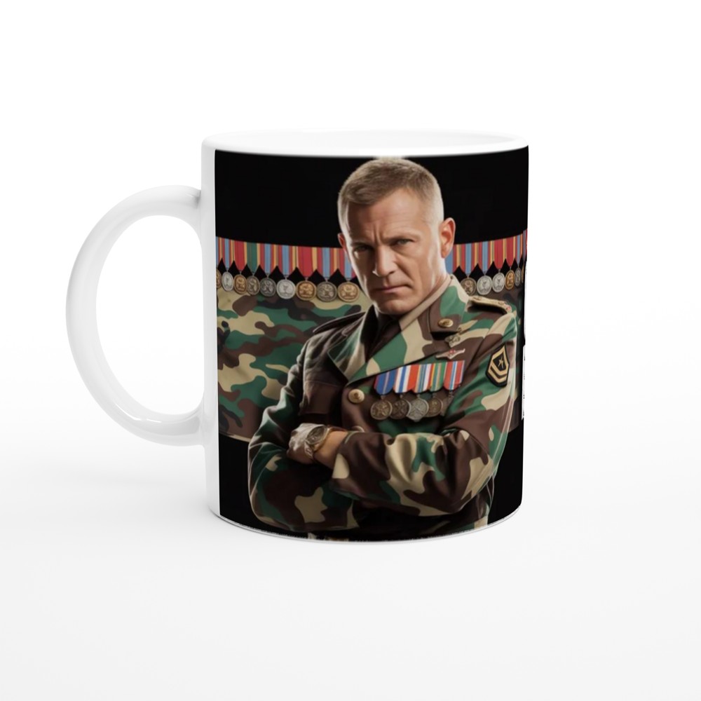 General Butt Naked Military Humor Mug — view 10