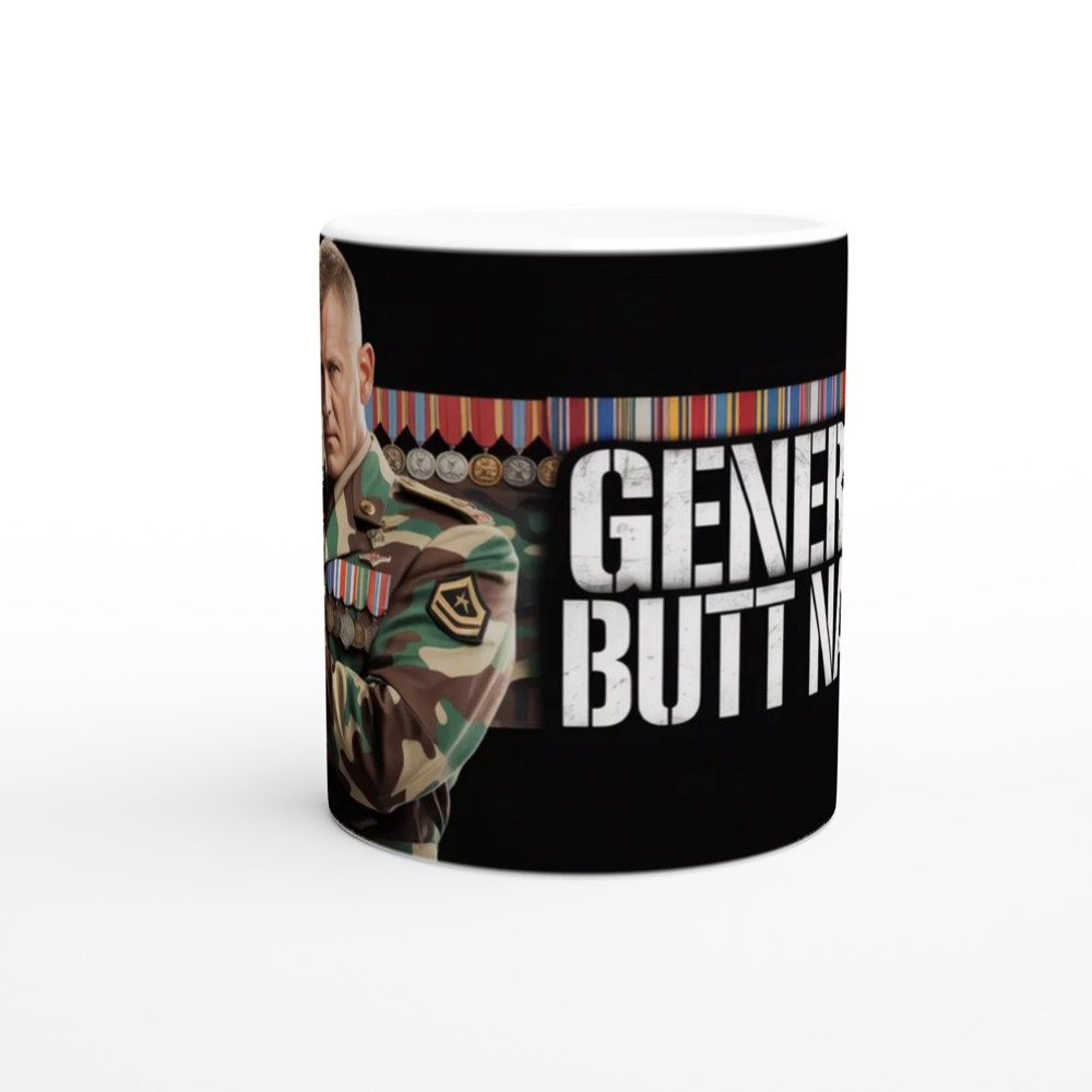General Butt Naked Military Humor Mug — view 11