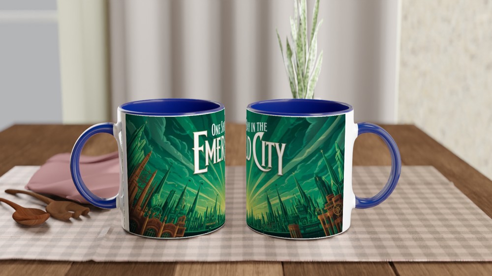 One Short Day in the Emerald City Green Skyline Mug — view 4