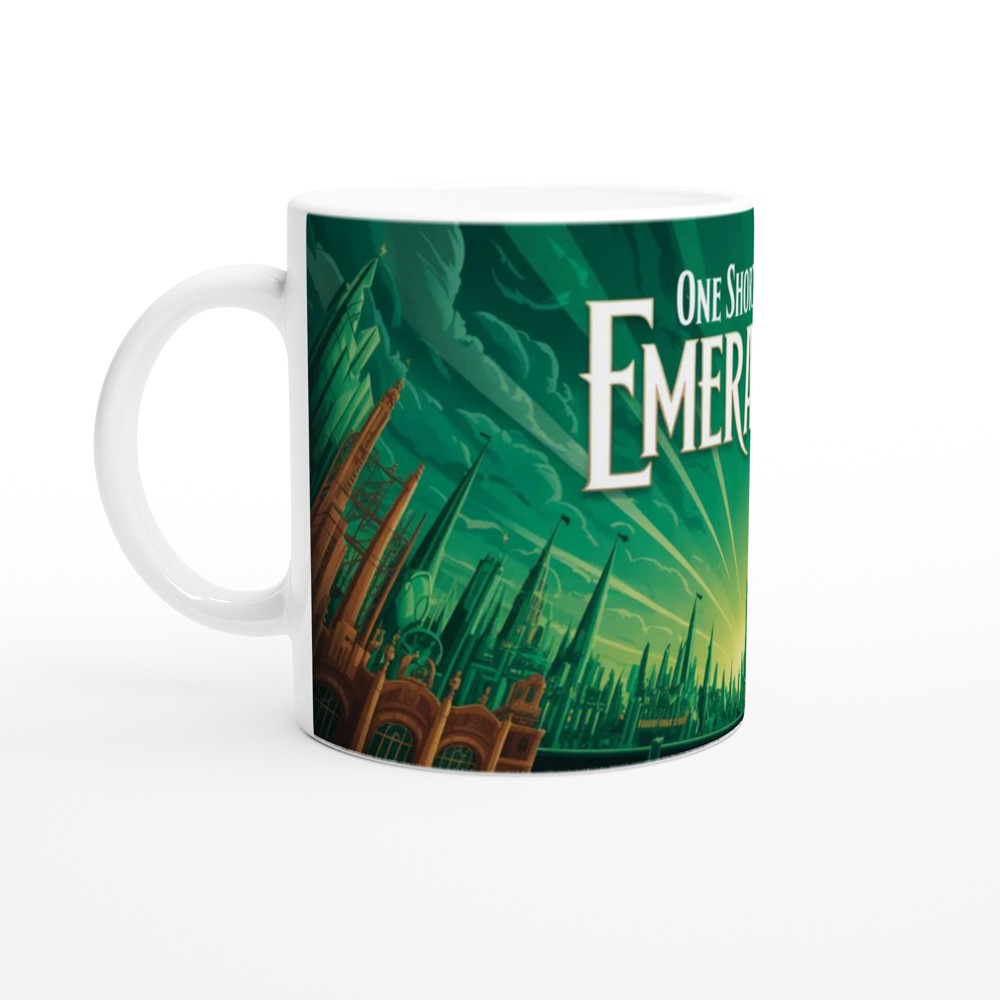 One Short Day in the Emerald City Green Skyline Mug — view 10