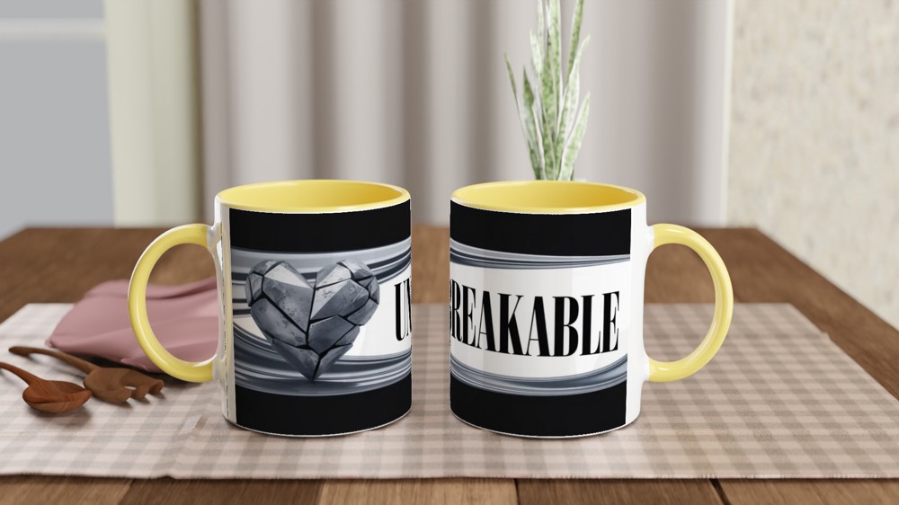Unbreakable Stone Heart Mug — view 8