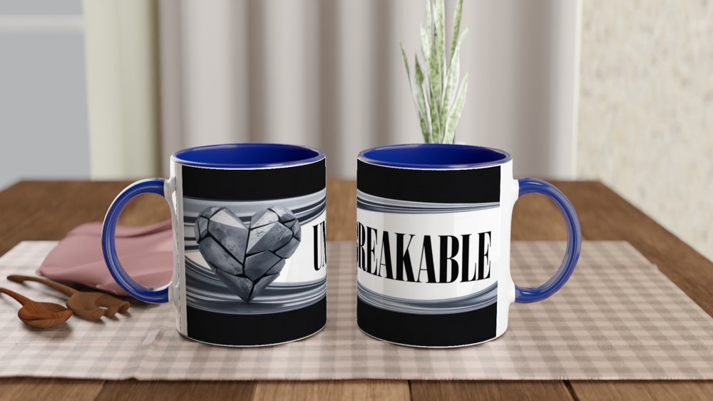 Unbreakable Stone Heart Mug — view 4