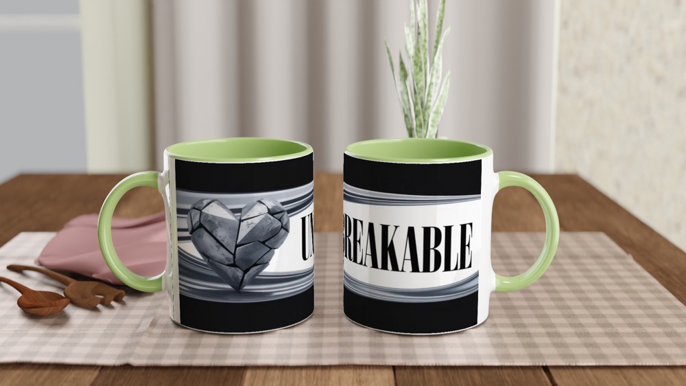Unbreakable Stone Heart Mug — view 5