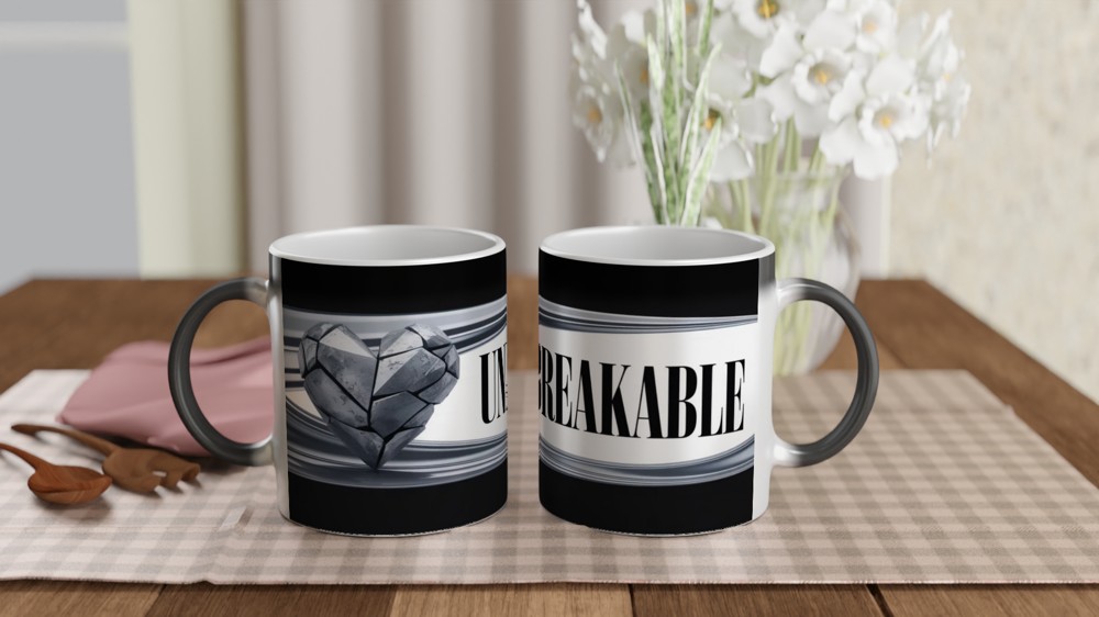 Unbreakable Stone Heart Mug — view 3