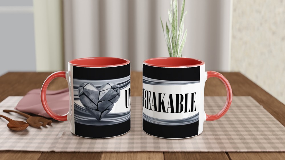Unbreakable Stone Heart Mug — view 7
