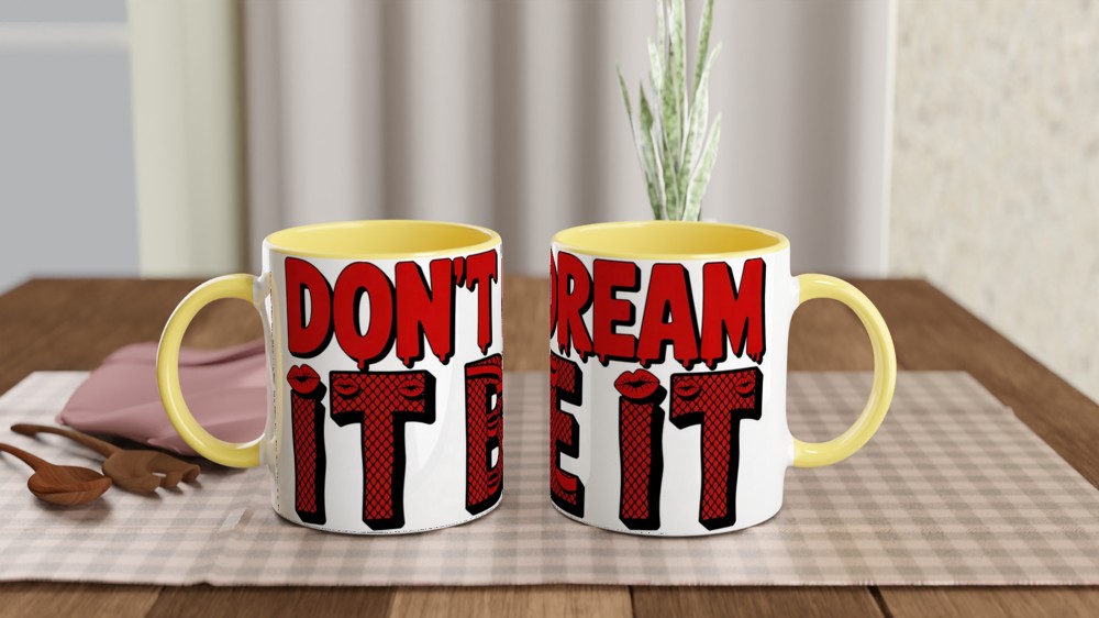 Rocky Horror Show Mug | Don't Dream It Be It Quote | Musical Theatre Gift | Gift for Best Friend — view 8