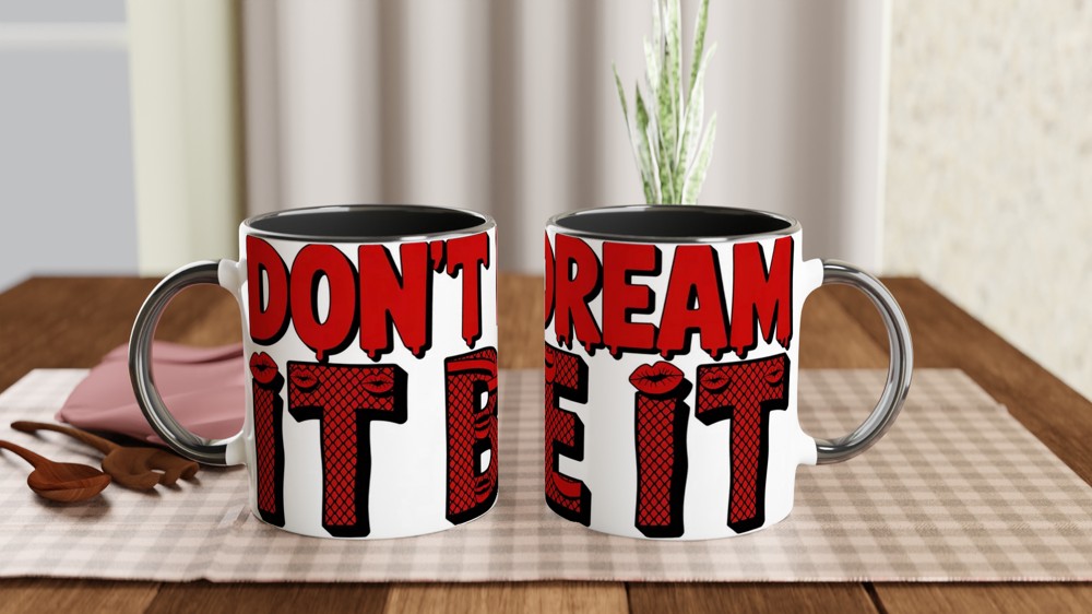 Rocky Horror Show Mug | Don't Dream It Be It Quote | Musical Theatre Gift | Gift for Best Friend — view 9