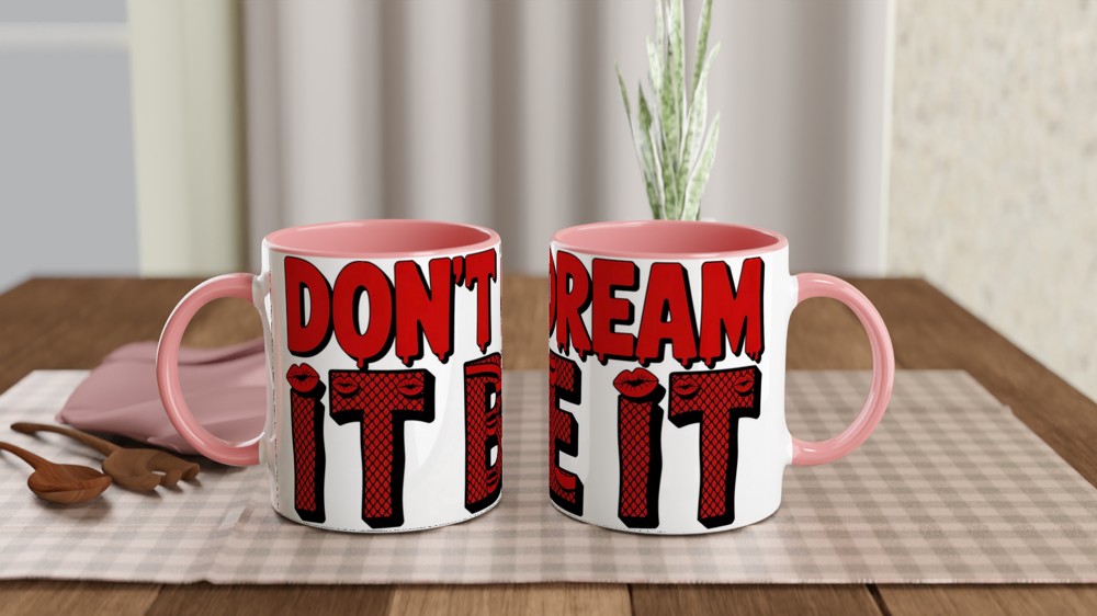 Rocky Horror Show Mug | Don't Dream It Be It Quote | Musical Theatre Gift | Gift for Best Friend — view 6