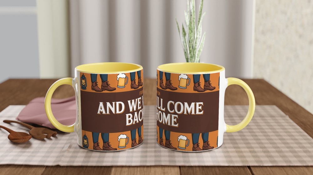 Greatest Showman Mug | 'And We Will Come Back Home' Quote | Musical Theatre Gift | Pub Song Design — view 8