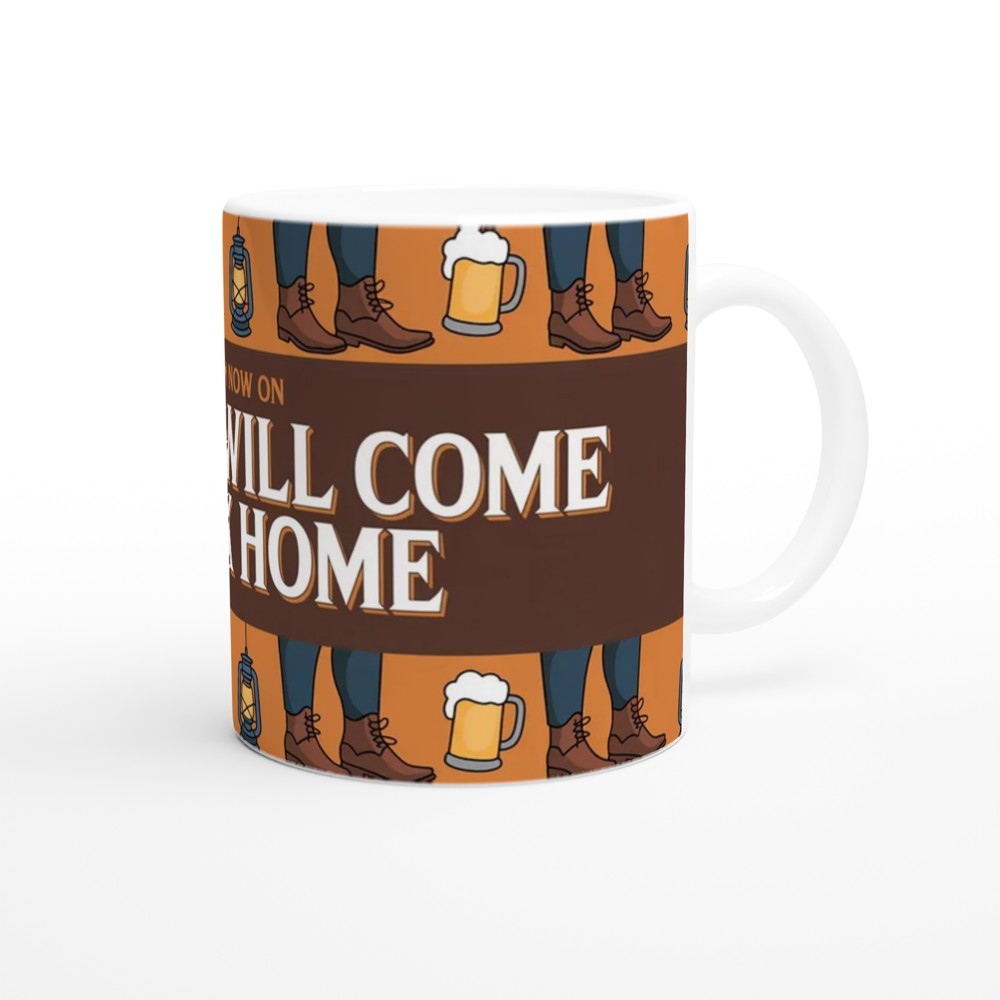 Greatest Showman Mug | 'And We Will Come Back Home' Quote | Musical Theatre Gift | Pub Song Design — view 12