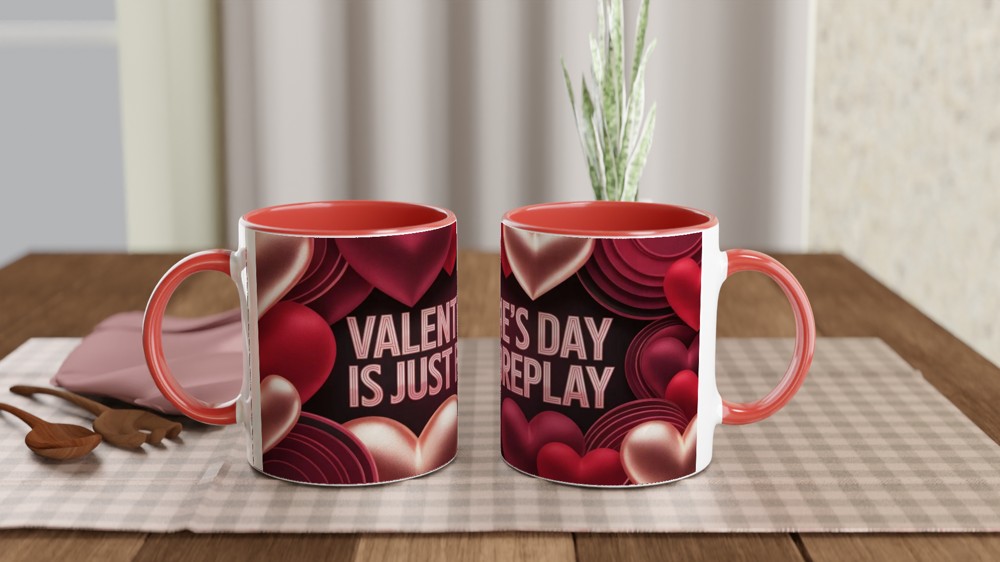 Valentine's Day Is Just Foreplay Funny Mug — view 7