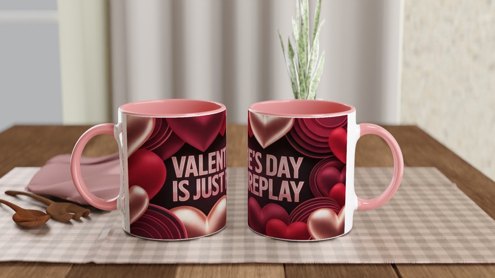 Valentine's Day Is Just Foreplay Funny Mug — view 6