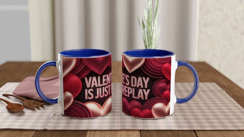 Valentine's Day Is Just Foreplay Funny Mug — view 4