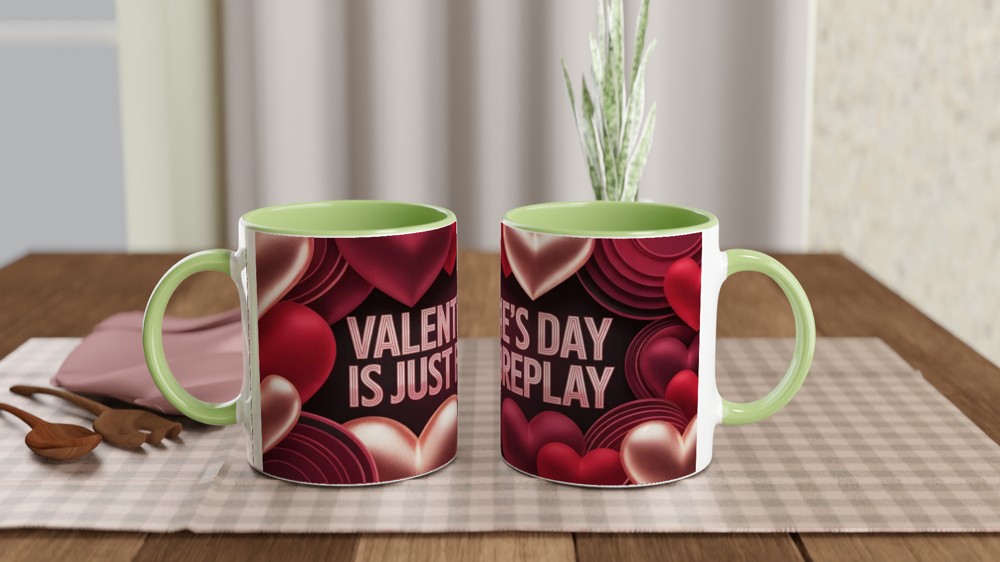 Valentine's Day Is Just Foreplay Funny Mug — view 5