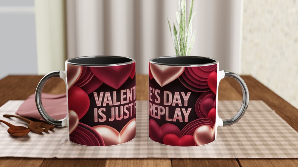 Valentine's Day Is Just Foreplay Funny Mug — view 9