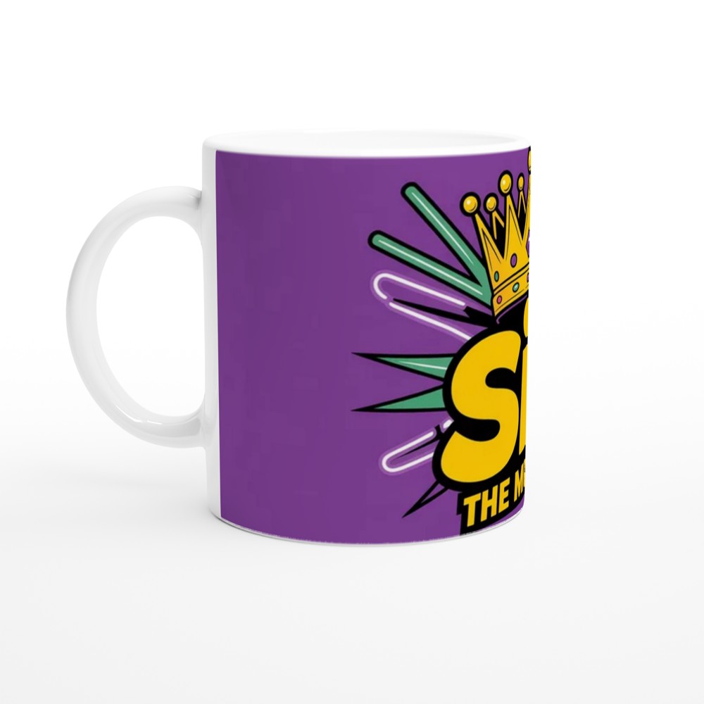 Six the Musical Mug | Tudor Crown and Microphone Design | Musical Theatre Gift | Theatre Lover Present for Her — view 10