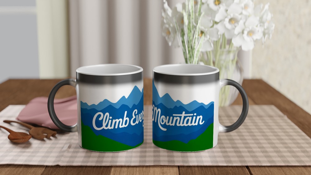 Climb Every Mountain Mug | Sound of Music Gift | Musical Theatre Mug | Graduation Present — view 3
