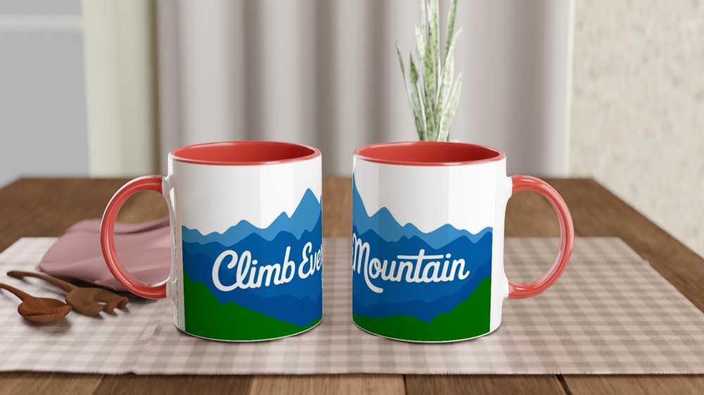 Climb Every Mountain Mug | Sound of Music Gift | Musical Theatre Mug | Graduation Present — view 7