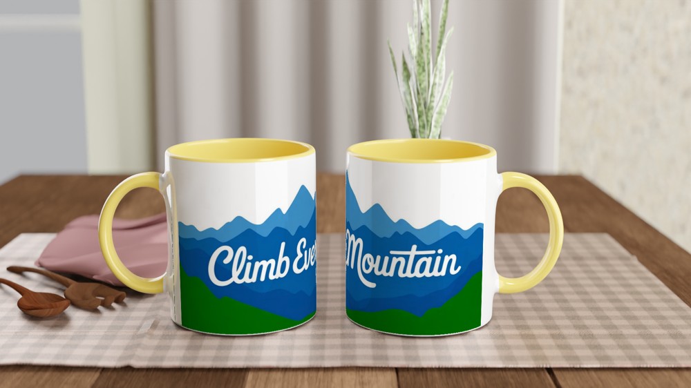 Climb Every Mountain Mug | Sound of Music Gift | Musical Theatre Mug | Graduation Present — view 8