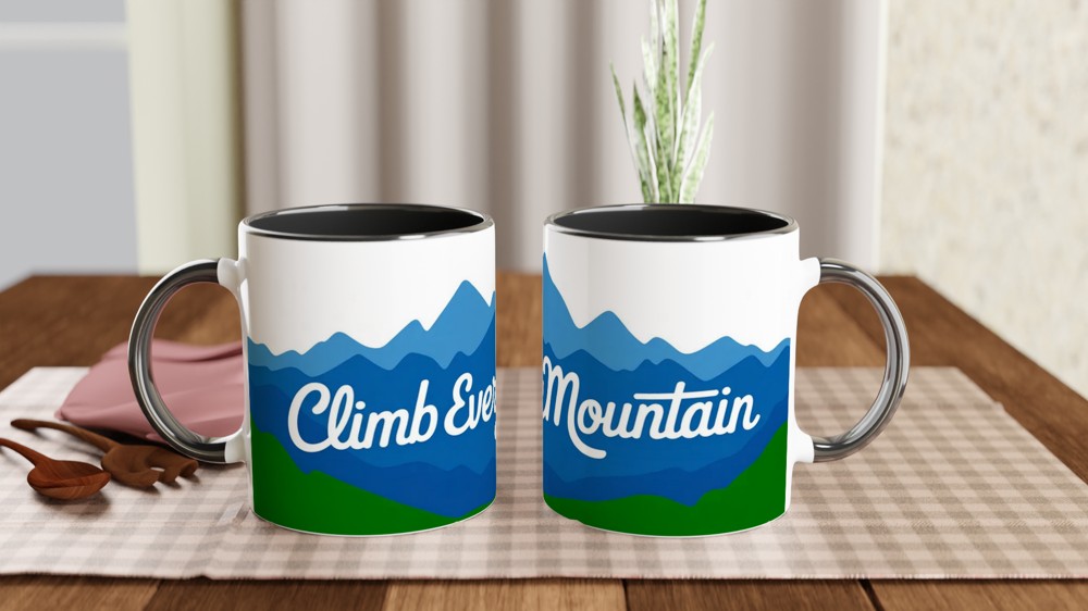 Climb Every Mountain Mug | Sound of Music Gift | Musical Theatre Mug | Graduation Present — view 9