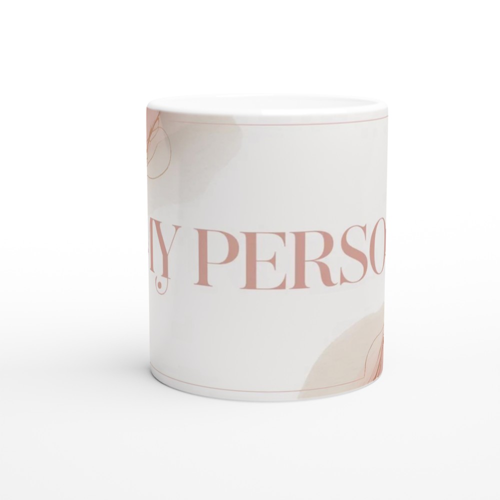 My Person - Blush Pink Watercolor Mug — view 11