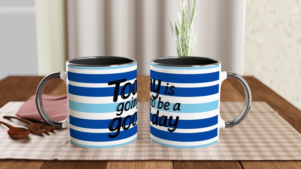Today Is Going To Be A Good Day Positive Quote Mug — view 9