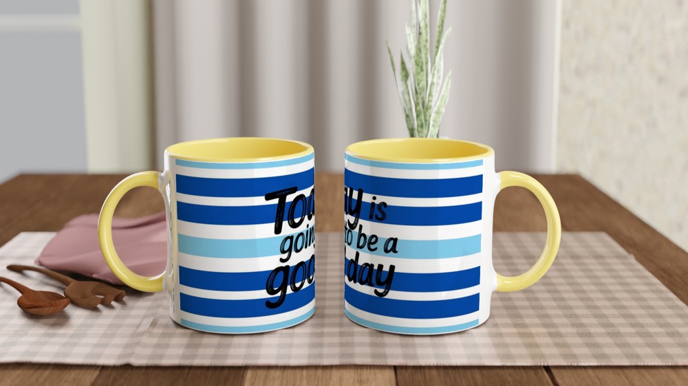 Today Is Going To Be A Good Day Positive Quote Mug — view 8
