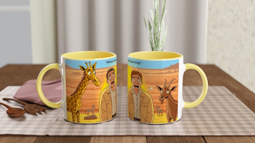 Africa Is Nothing Like The Lion King - Funny Safari Mug — view 8