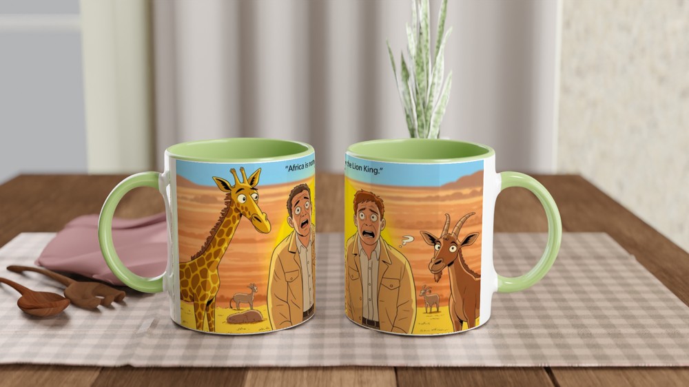Africa Is Nothing Like The Lion King - Funny Safari Mug — view 5