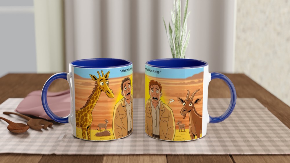 Africa Is Nothing Like The Lion King - Funny Safari Mug — view 4