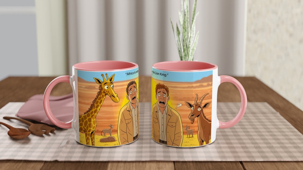 Africa Is Nothing Like The Lion King - Funny Safari Mug — view 6