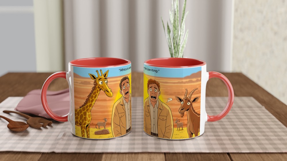 Africa Is Nothing Like The Lion King - Funny Safari Mug — view 7