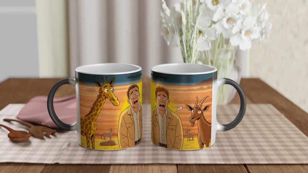 Africa Is Nothing Like The Lion King - Funny Safari Mug — view 3