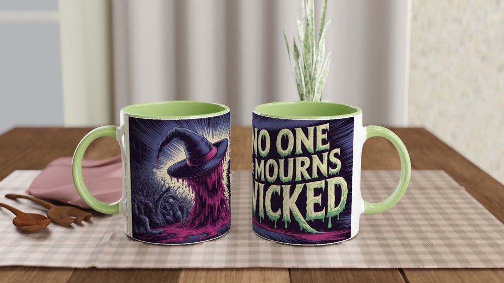 No One Mourns The Wicked - Melting Witch Horror Design — view 5