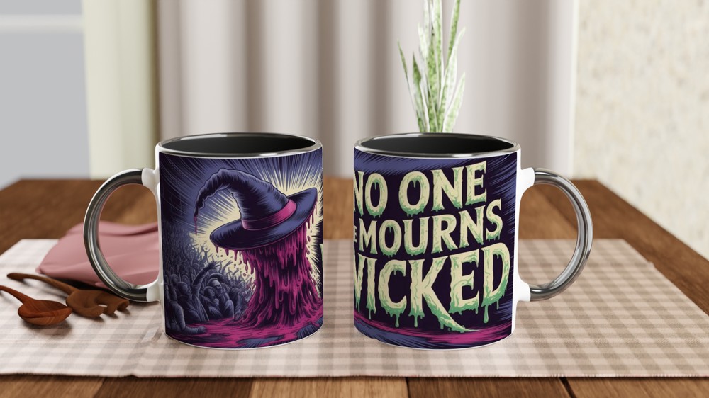 No One Mourns The Wicked - Melting Witch Horror Design — view 9