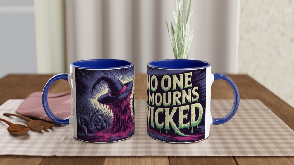 No One Mourns The Wicked - Melting Witch Horror Design — view 4